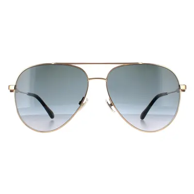 Jimmy Choo Sunglasses OLLY/S 2M2 9O Black Gold Dark Grey Gradient