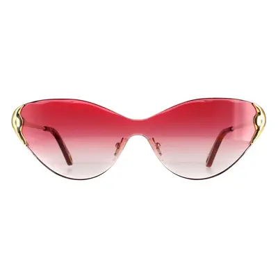 Rental Chloe Sunglasses Curtis CE163S 823 Gold Red Gradient