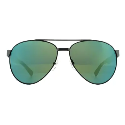 Lacoste Sunglasses L185S 315 Matte Green Green Mirror