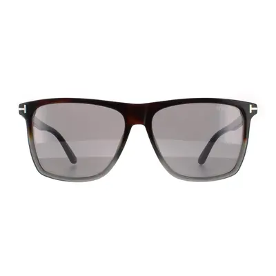 Tom Ford Sunglasses Fletcher FT0832 55C Coloured Havana Grey Mirror