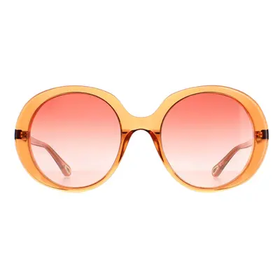 Chloe Sunglasses CH0007S 001 Transparent Dark Orange Orange Gradient