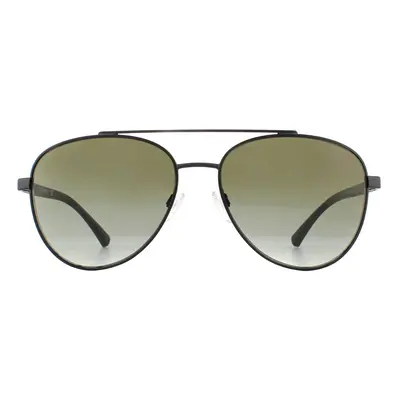 Emporio Armani Sunglasses EA2079 30018E Matte Black Green Gradient