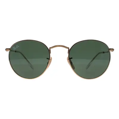 Ray-Ban Sunglasses Round Metal 3447 001 Gold Green 47mm