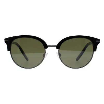 Serengeti Sunglasses Lela 8942 Shiny Dark Gunmetal Black Mineral Polarized 555nm Green