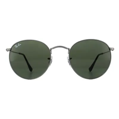 Ray-Ban Sunglasses Round Metal 3447 029 Gunmetal Green 50