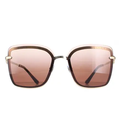 Bvlgari Sunglasses BV6151B 278/13 Pale Gold Brown Gradient