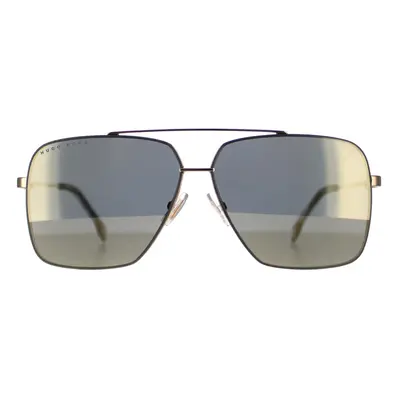 Hugo Boss Sunglasses BOSS 1325/S J5G UE Gold Grey Ivory Mirror