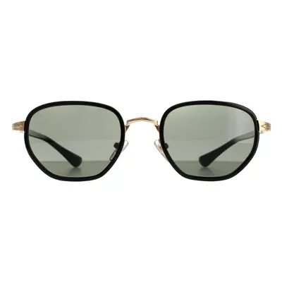 Persol Sunglasses PO2471S 109758 Gold and Black Green Polarized