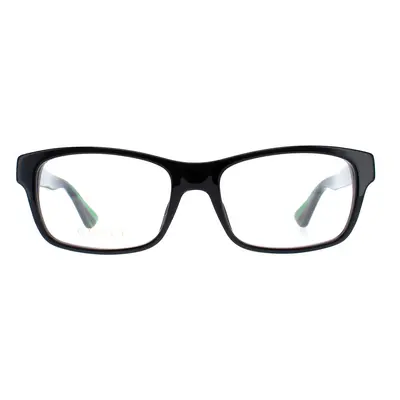 Gucci Glasses Frames GG0006O 006 Black Transparent Green Men Women