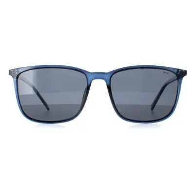 INVU Sunglasses B2125 D Transparent Crystal Blue Dark Blue Polarized