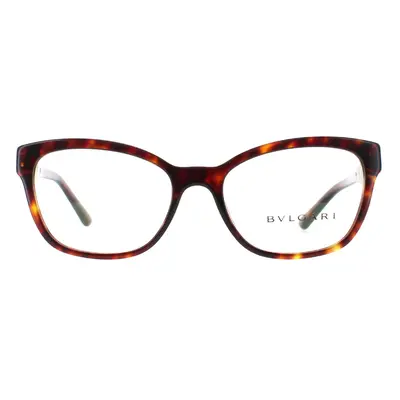 Bvlgari Glasses Frames 4153B 504 Dark Havana Gold 52mm Womens