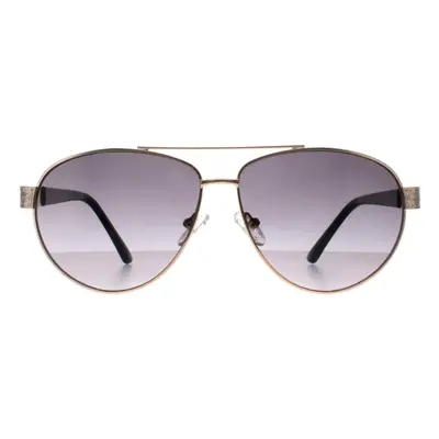 Guess Sunglasses GF0414 32B Gold Smoke Gradient