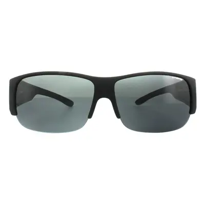 Polaroid Suncovers Fitover Sunglasses PLD 9007/S DL5 Y2 Black Grey Polarized