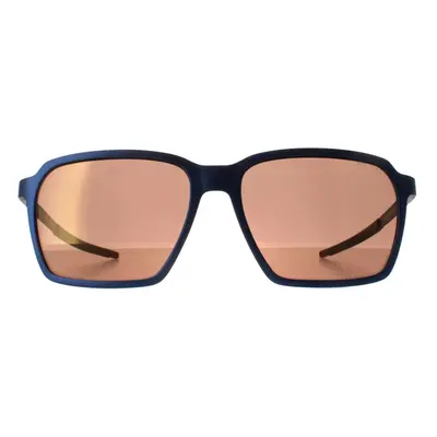 Police Sunglasses SPLL16 Solstice 5 V78X Semi Matte Ruthenium Blue Brown Mirror Bronze