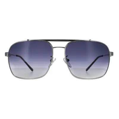 Police Sunglasses S8401N 0E70 Silver Blue Gradient