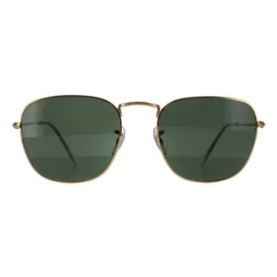 Ray-Ban Sunglasses RB3857 Frank 919631 Gold G-15 Green