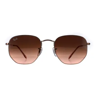 Ray-Ban Sunglasses RB3548N Hexagonal 9069A5 Copper Brown Gradient