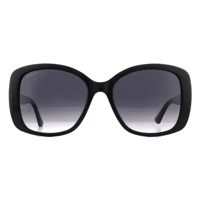 Gucci Sunglasses GG0762S 001 Black Grey Gradient