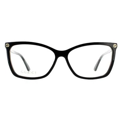 Gucci Glasses Frames GG0025O 001 Black Women