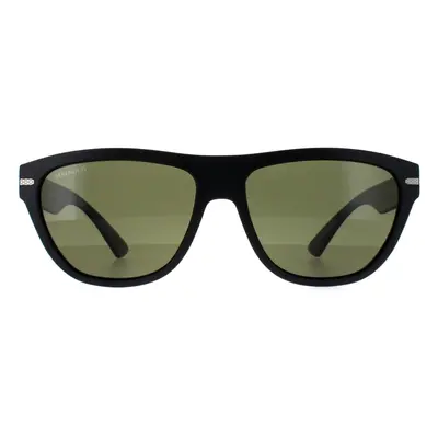 Serengeti Sunglasses Pancho SS601001 Matte Black Mineral Polarized 555nm Green