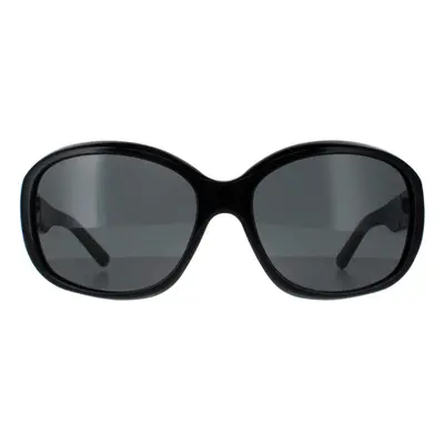 Prada Sunglasses PR10MS 1AB1A1 Gloss Black Grey