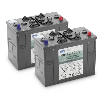 Kärcher - Battery kit Gel 2x 12V/105Ah, 24 V, 105 Ah, maintenance-free