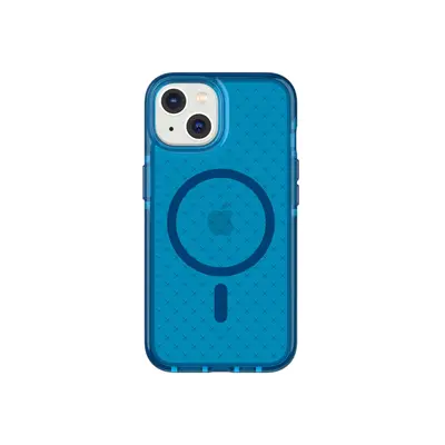 Tech21 EvoCheck - Apple iPhone 14 Case MagSafe Compatible - Classic Blue