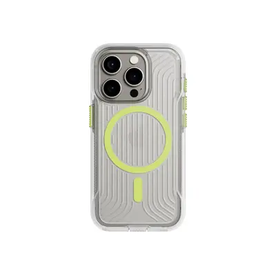 Tech21 FlexPro - Apple iPhone 15 Pro Case MagSafe Compatible - Clear Glow in the Dark