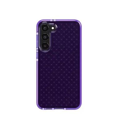 Tech21 EvoCheck - Samsung Galaxy S23+ Case - Digi Purple