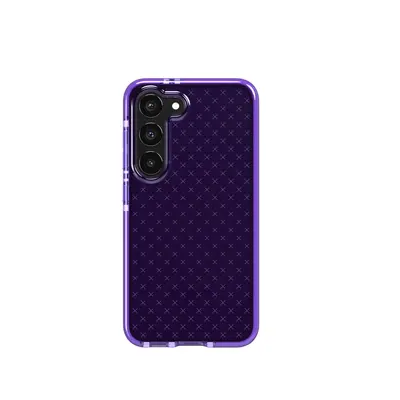 Tech21 Evo Check - Samsung Galaxy S23 Case - Digi Purple