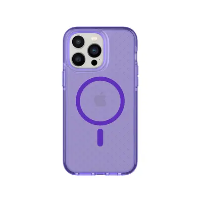 Tech21 EvoCheck - Apple iPhone 14 Pro Max Case MagSafe Compatible - Wondrous Purple