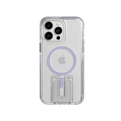 Tech21 EvoCrystal Kick - Apple iPhone 14 Pro Max Case MagSafe Compatible - Lilac