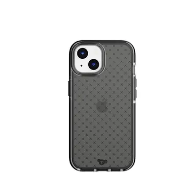 Tech21 EvoCheck - Apple iPhone 15 Case - Smokey/Black