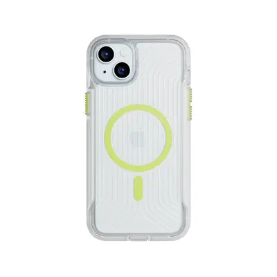 Tech21 FlexPro - Apple iPhone 15 Plus Case MagSafe Compatible - Clear Glow in the Dark