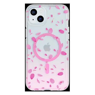 Tech21 FlexQuartz Apple iPhone 15 plus Case MagSafe Compatible - Cherry Blossom