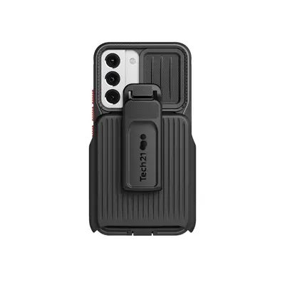 Tech21 EvoMax - Samsung Galaxy S22 Case with Holster - Black