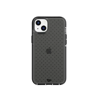 Tech21 Evo Check - Apple iPhone 15 Plus Case - Smokey/Black