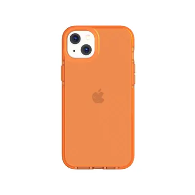 Tech21 EvoCheck - Apple iPhone 14 Plus Case - Fizzy Orange