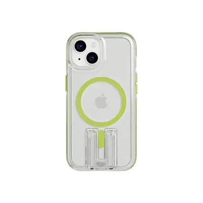 Tech21 EvoCrystal Kick - Apple iPhone 15 Case MagSafe Compatible - Lime