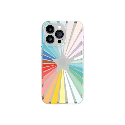 Tech21 EvoArt - Apple iPhone 13 Pro Case - Rainbow Sunburst