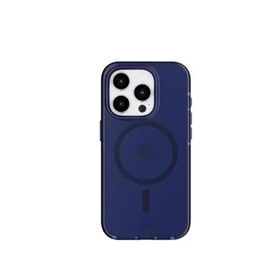 Tech21 EvoCheck - Apple iPhone 15 Pro Case MagSafe Compatible - Midnight Blue