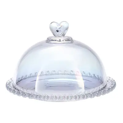 Karaca Rory Glass Cake Dome, 19cm, Transparent