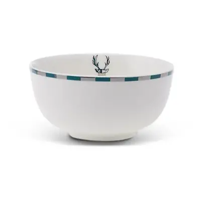 Karaca Aries Porcelain Snack Bowl, 12cm, Green Blue Multi