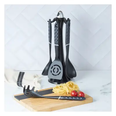 Karaca Diamond Piece Kitchen Utensil Set with Stand, Multi