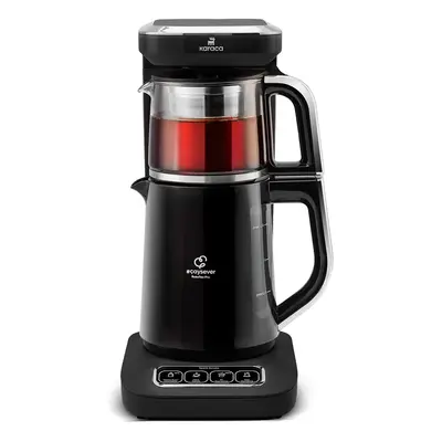 Karaca Caysever Robotea Pro in Talking Automatic Tea Maker Kettle and Filter Coffee Maker, 2500W