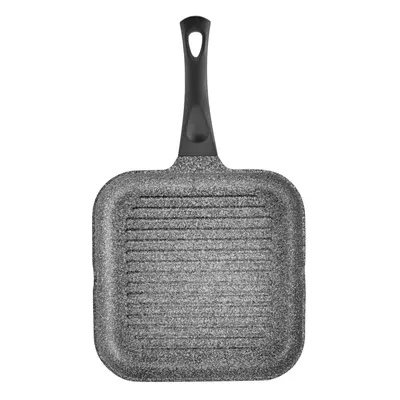 Karaca Serra Biogranite Induction Griddle Pan, 28cm, Grey