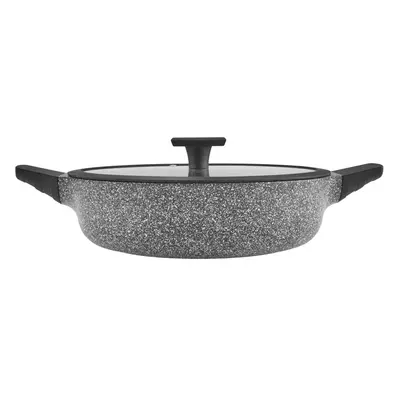 Karaca Serra Biogranite Induction Stockpot with Lid, 28cm, Grey