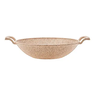 Karaca Biogranite Paella Pan, 30cm, Wood Silver