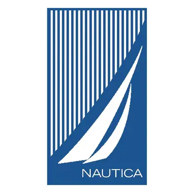 Nautica Home Stripe J 100% Turkish Cotton Beach Towel, 90cmx180cm, Blue