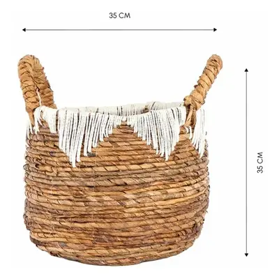 Karaca Home Bali Tria Storage Basket, 35cm, Brown